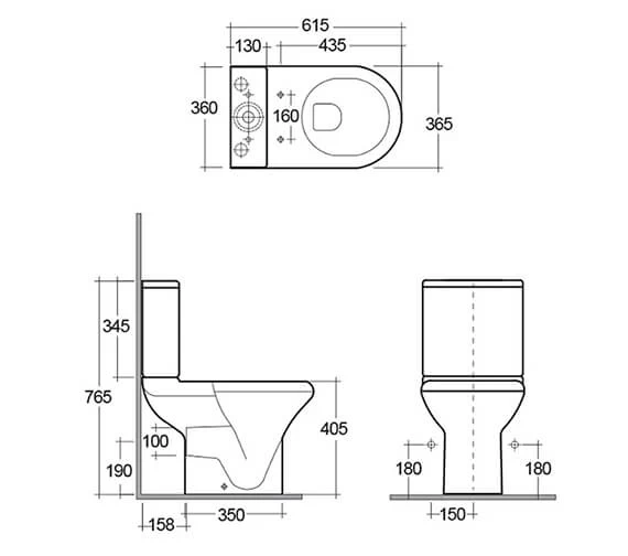 RAK Compact Full Access White Close Coupled WC Pack With Urea Soft Close Seat 2 RAK Compact Full Access White Close Coupled WC Pack With Urea Soft Close Seat - Image 2
