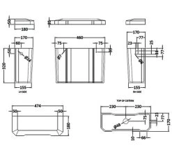 Hudson Reed Richmond High Level WC Pan With Cistern And Flush Pipe Kit 10 Hudson Reed Richmond High Level WC Pan With Cistern And Flush Pipe Kit -Bathroom Supplie Shop M 2019 2 25 15 0 5 252