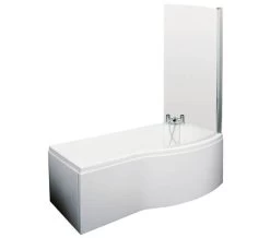 Nuie B-Shaped White Shower Bath Set 8 Nuie B-Shaped White Shower Bath Set -Bathroom Supplie Shop M 2019 3 20 14 10 23 377