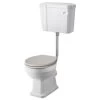 Hudson Reed Richmond Low Level WC Pan With Cistern And Flush Pipe Kit
