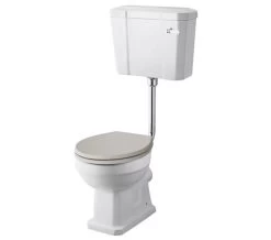 Hudson Reed Richmond Low Level WC Pan With Cistern And Flush Pipe Kit