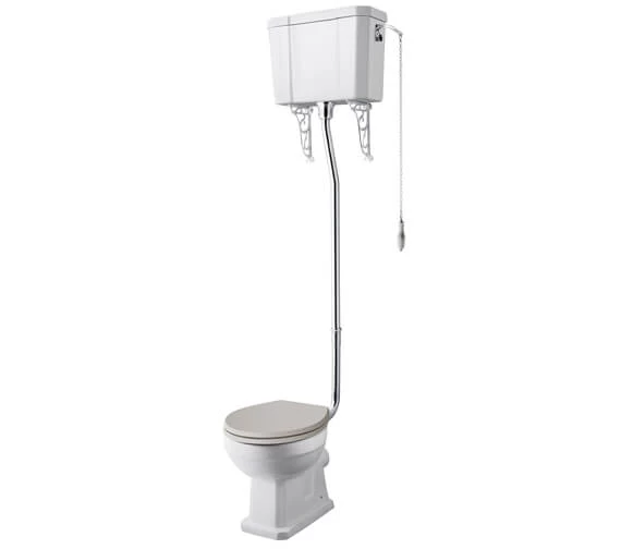 Hudson Reed Richmond High Level WC Pan With Cistern And Flush Pipe Kit 4 Hudson Reed Richmond High Level WC Pan With Cistern And Flush Pipe Kit - Image 4