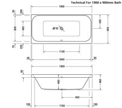 Duravit Happy D2 Built-In Bath With Two Backrest Slopes Without Frame 5 Duravit Happy D2 Built-In Bath With Two Backrest Slopes Without Frame -Bathroom Supplie Shop M 2019 4 22 8 10 23 541