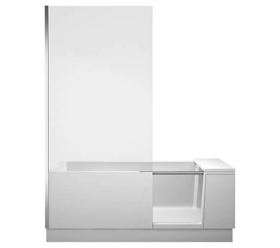 Duravit 1700 X 750mm Shower Bath 4 Duravit 1700 X 750mm Shower Bath - Image 4