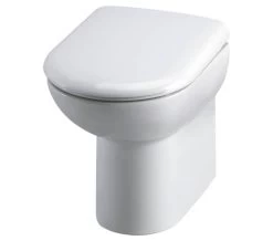 Hudson Reed 375 X 545mm Comfort Height Back To Wall White Pan And Soft-Close Seat