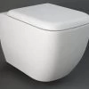 RAK Metropolitan Wall Hung WC Pan With Soft-Close Seat White - 525mm Projection