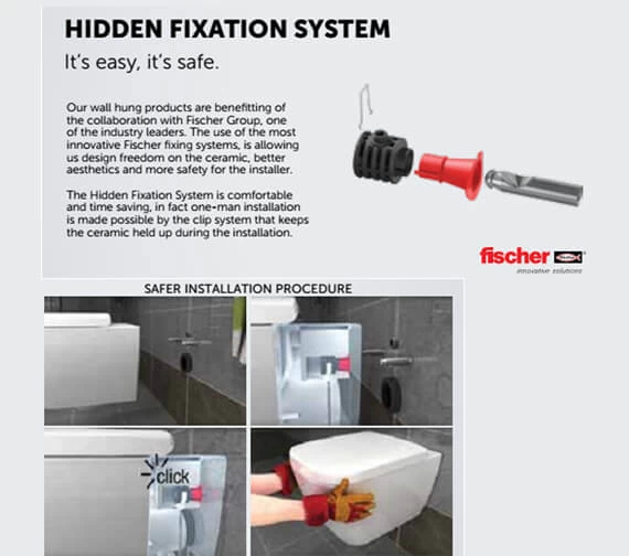 RAK Metropolitan 1 Tap Hole Wall Hung Bidet 525mm Projection 7 RAK Metropolitan 1 Tap Hole Wall Hung Bidet 525mm Projection - Image 7