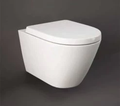 RAK Resort Rimless Wall Hung Pan With Hidden Fixations