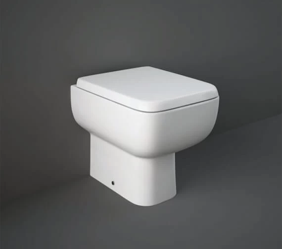RAK Series 600 White Back-To-Wall WC Pan With Soft Close Seat 5 RAK Series 600 White Back-To-Wall WC Pan With Soft Close Seat - Image 5