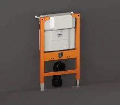 RAK Top/Front Flush Concealed Cistern And Frame For Wall Hung Pans - Frame Height 82cm