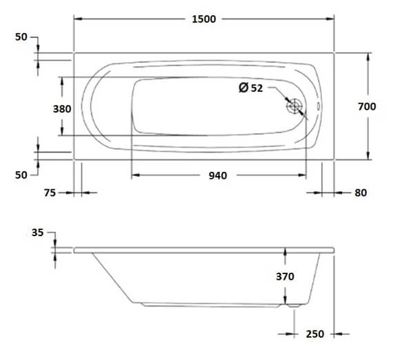 Aqua Caymen Round Single Ended Whirlpool Bath 7 Aqua Caymen Round Single Ended Whirlpool Bath - Image 7