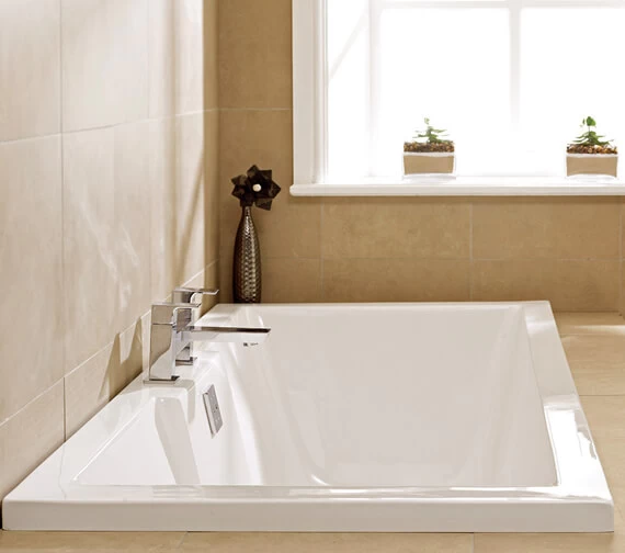 Aqua Legend Square Single Ended Standard White Bath - Sizes Available 8 Aqua Legend Square Single Ended Standard White Bath - Sizes Available - Image 8