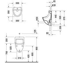Duravit Starck 3 White 350 X 350mm Urinal With Concealed Inlet -Bathroom Supplie Shop M700 2020 10 6 10 32 44 820