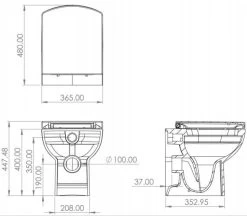 Saneux I-Line II Gloss-White Rimless Back To Wall WC Pan With Soft Close Seat And Cover 6 Saneux I-Line II Gloss-White Rimless Back To Wall WC Pan With Soft Close Seat And Cover -Bathroom Supplie Shop M700 2020 12 11 10 6 48 802