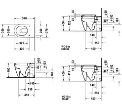 Duravit Starck 2 370 X 570mm White Floor Standing Toilet -Bathroom Supplie Shop M700 2020 9 18 7 9 58 260