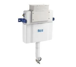 Roca In-Wall Basic Tank Low Height Dual Flush Concealed White Cistern