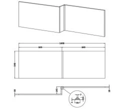 Nuie Athena 1698mm Length Front Bath Panel 20 Nuie Athena 1698mm Length Front Bath Panel -Bathroom Supplie Shop M700 2021 11 17 8 17 43 875