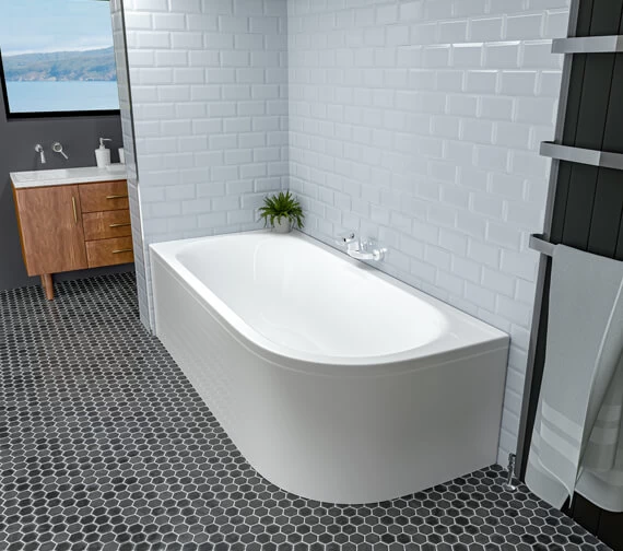 Joseph Miles Biscay Double Ended White 5mm Acrylic Bath 6 Joseph Miles Biscay Double Ended White 5mm Acrylic Bath - Image 6