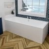 Joseph Miles Malin Beauforte Reinforced White Bath - Double Ended