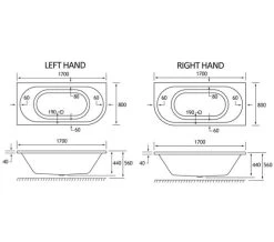 Joseph Miles Biscay Beauforte Reinforced Double Ended White Bath 8 Joseph Miles Biscay Beauforte Reinforced Double Ended White Bath -Bathroom Supplie Shop M700 2021 11 27 8 40 8 595.8 1