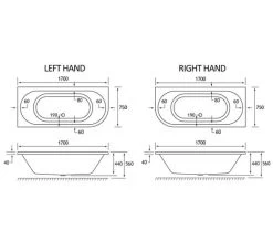 Joseph Miles Biscay Beauforte Reinforced Double Ended White Bath 7 Joseph Miles Biscay Beauforte Reinforced Double Ended White Bath -Bathroom Supplie Shop M700 2021 11 27 9 20 36 662 1
