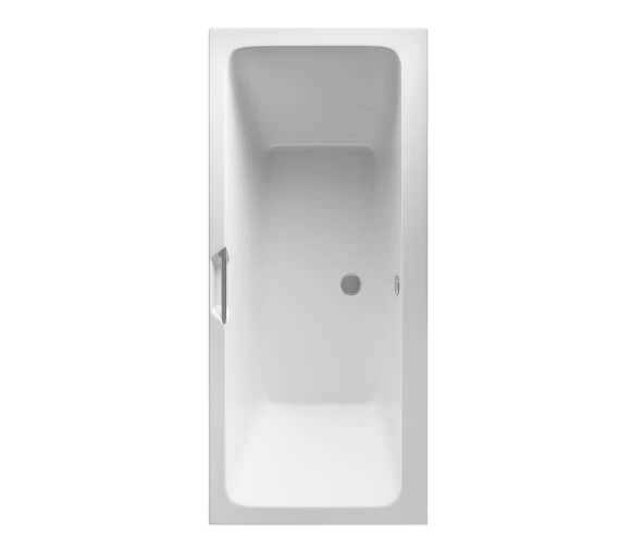 Joseph Miles Portland Beauforte Reinforced Double Ended White Bath With Single Grip 2 Joseph Miles Portland Beauforte Reinforced Double Ended White Bath With Single Grip - Image 2
