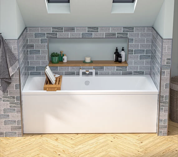 Joseph Miles Portland Beauforte Reinforced Double Ended Rectangular White Bath 1 Joseph Miles Portland Beauforte Reinforced Double Ended Rectangular White Bath