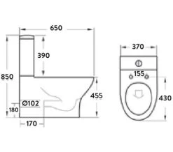 Joseph Miles Viva Rimless Comfort Height Closed Back Pan With Cistern And Soft Close Seat -Bathroom Supplie Shop M700 2021 12 31 8 58 8 184