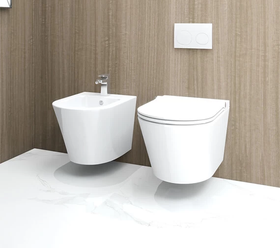 IMEX Arco Rimless Projection Wall Hung WC Pan 1 IMEX Arco Rimless Projection Wall Hung WC Pan