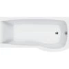 Roca Giralda Left Hand Acrylic White Shower Bath 1700 X 800mm - 1235L2000