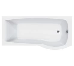 Roca Giralda Left Hand Acrylic White Shower Bath 1700 X 800mm - 1235L2000