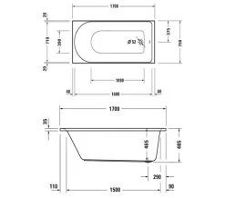 Duravit D-Neo Jet System Single Ended Bathtub -Bathroom Supplie Shop M700 2021 4 23 11 45 35 720