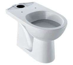 Geberit Selnova Floor-Standing Close-Coupled White WC Pan Vertical Outlet