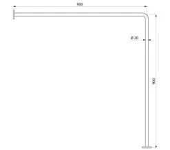 Delabie Angled Bright Polished Curtain Rail -Bathroom Supplie Shop M700 2021 7 19 12 23 32 995