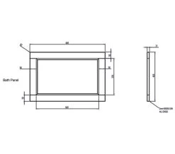 Roper Rhodes Hampton 700 X 500mm End Bath Panel 12 Roper Rhodes Hampton 700 X 500mm End Bath Panel -Bathroom Supplie Shop M700 2021 7 19 9 48 48 740