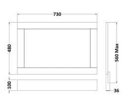 Hudson Reed Old London 680mm End Bath Panel -Bathroom Supplie Shop M700 2021 9 16 8 16 11 662