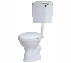 Kartell K-Vit Berwick White Low Level WC Pan With Soft Close Seat