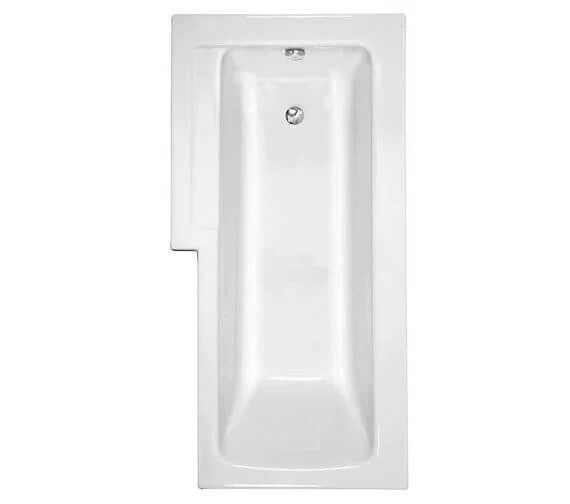 VitrA Neon 1700 X 850mm L Shaped Left Hand White Shower Bath 1 VitrA Neon 1700 X 850mm L Shaped Left Hand White Shower Bath