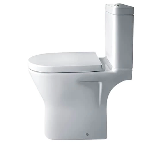 Essential IVY Close Coupled White Rimless WC Pan With Cistern And Seat 2 Essential IVY Close Coupled White Rimless WC Pan With Cistern And Seat - Image 2