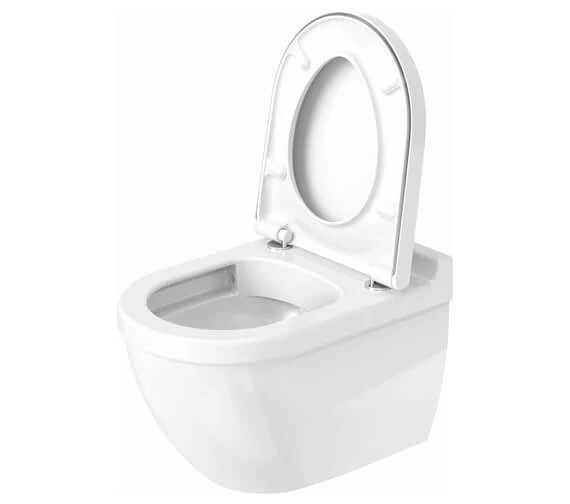 Duravit Starck 3 Rimless Wall Mounted Toilet - 2527090000 7 Duravit Starck 3 Rimless Wall Mounted Toilet - 2527090000 - Image 7