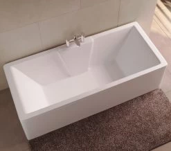 Aqua Legend Square Single Ended Standard White Bath - Sizes Available