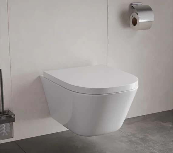 Roca The Gap White Wall Hung Rimless WC Pan 1 Roca The Gap White Wall Hung Rimless WC Pan