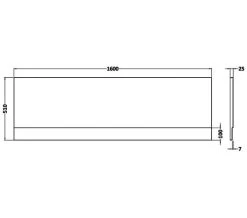Nuie White Acrylic Bath Front Panel -Bathroom Supplie Shop M700 2022 10 7 7 59 15 1