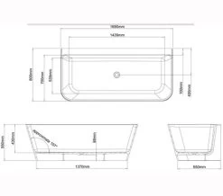 Crosswater Artist Back To Wall Bath 9 Crosswater Artist Back To Wall Bath -Bathroom Supplie Shop M700 2022 3 17 11 47 12 923