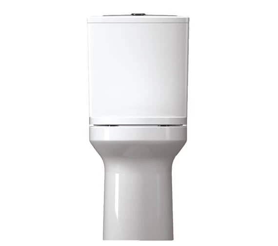 IMEX Alma 650mm Rimless Close Coupled White WC Pan With Cistern And Seat 8 IMEX Alma 650mm Rimless Close Coupled White WC Pan With Cistern And Seat - Image 8