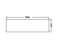 IMEX Cast 1700mm Reinforced Universal Acrylic Straight Side Panel 6 IMEX Cast 1700mm Reinforced Universal Acrylic Straight Side Panel -Bathroom Supplie Shop M700 2022 3 4 12 39 26 43