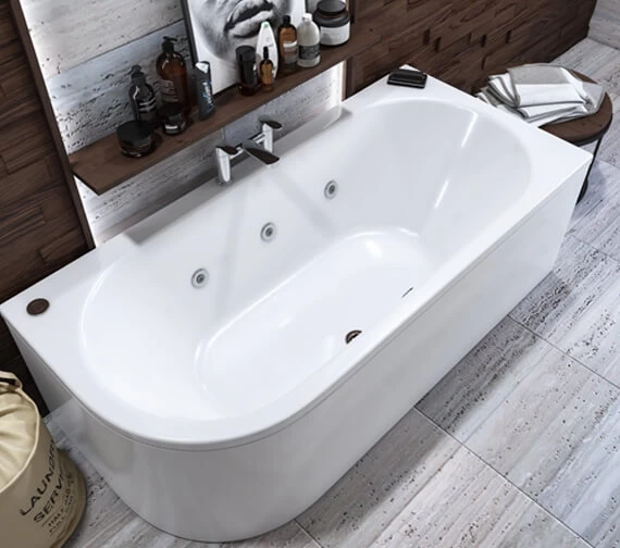 Joseph Miles Biscay Beauforte Reinforced Bath With 6 Jet Whirlpool 1700 X 800mm 1 Joseph Miles Biscay Beauforte Reinforced Bath With 6 Jet Whirlpool 1700 X 800mm