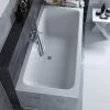 Joseph Miles Portland Double Ended Rectangular White Bath - 5mm Acrylic