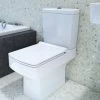 Joseph Miles Denza White Close Coupled WC Pan With Cistern