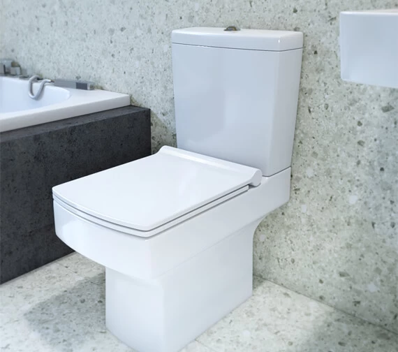 Joseph Miles Denza White Close Coupled WC Pan With Cistern 1 Joseph Miles Denza White Close Coupled WC Pan With Cistern